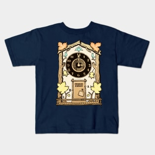 Vintage Charlie Cuckoo Clock Kids T-Shirt